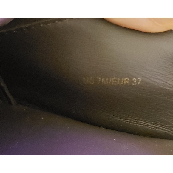 Vince Dark Gray Blair Textured Leather Slip On Sneakers - Size 7 - Picture 7 of 8